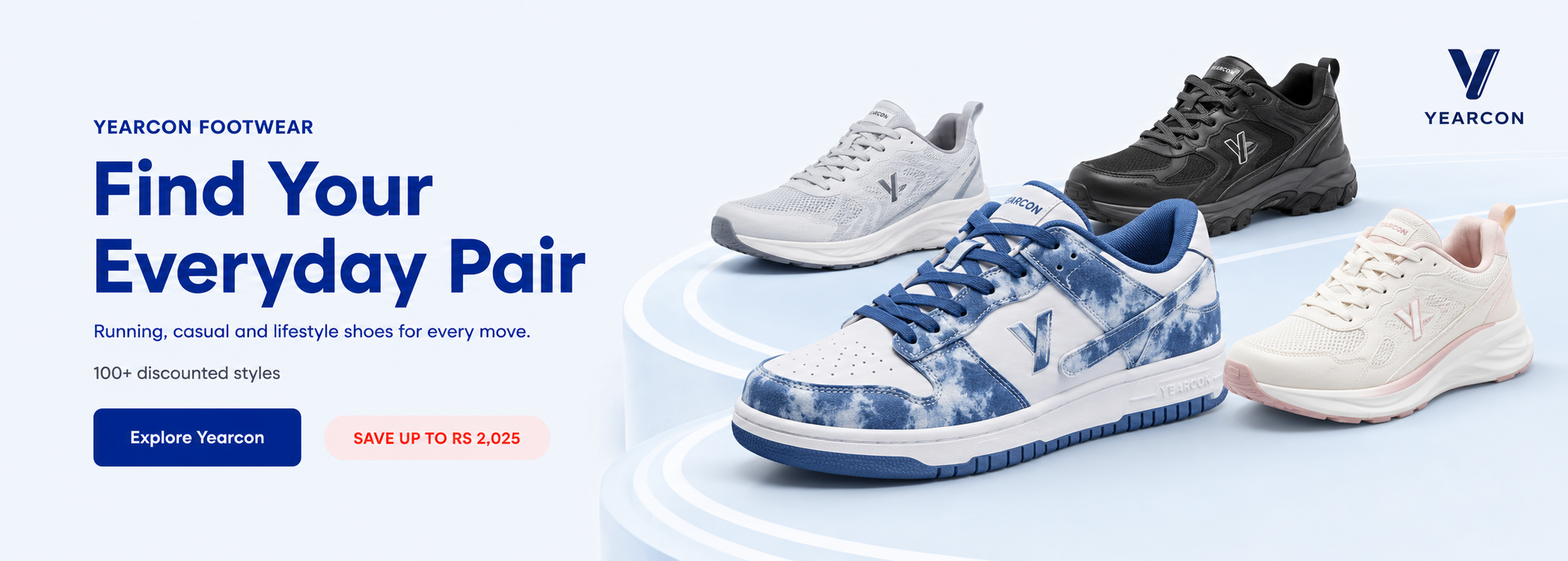 Explore Yearcon footwear